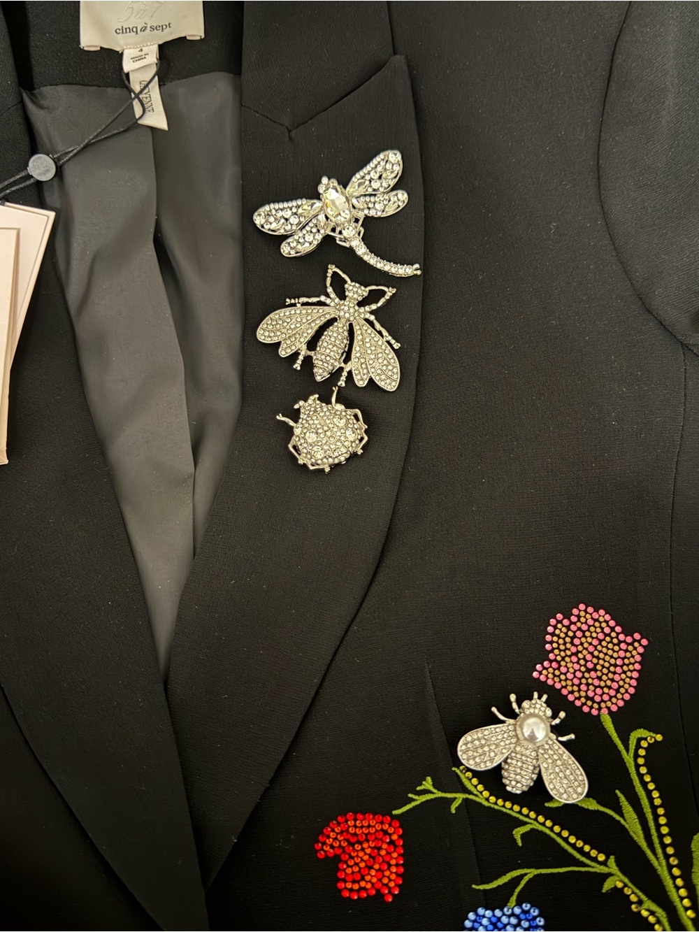Cinq a Sept Whispering Vines Blazer - Picture 9 of 10